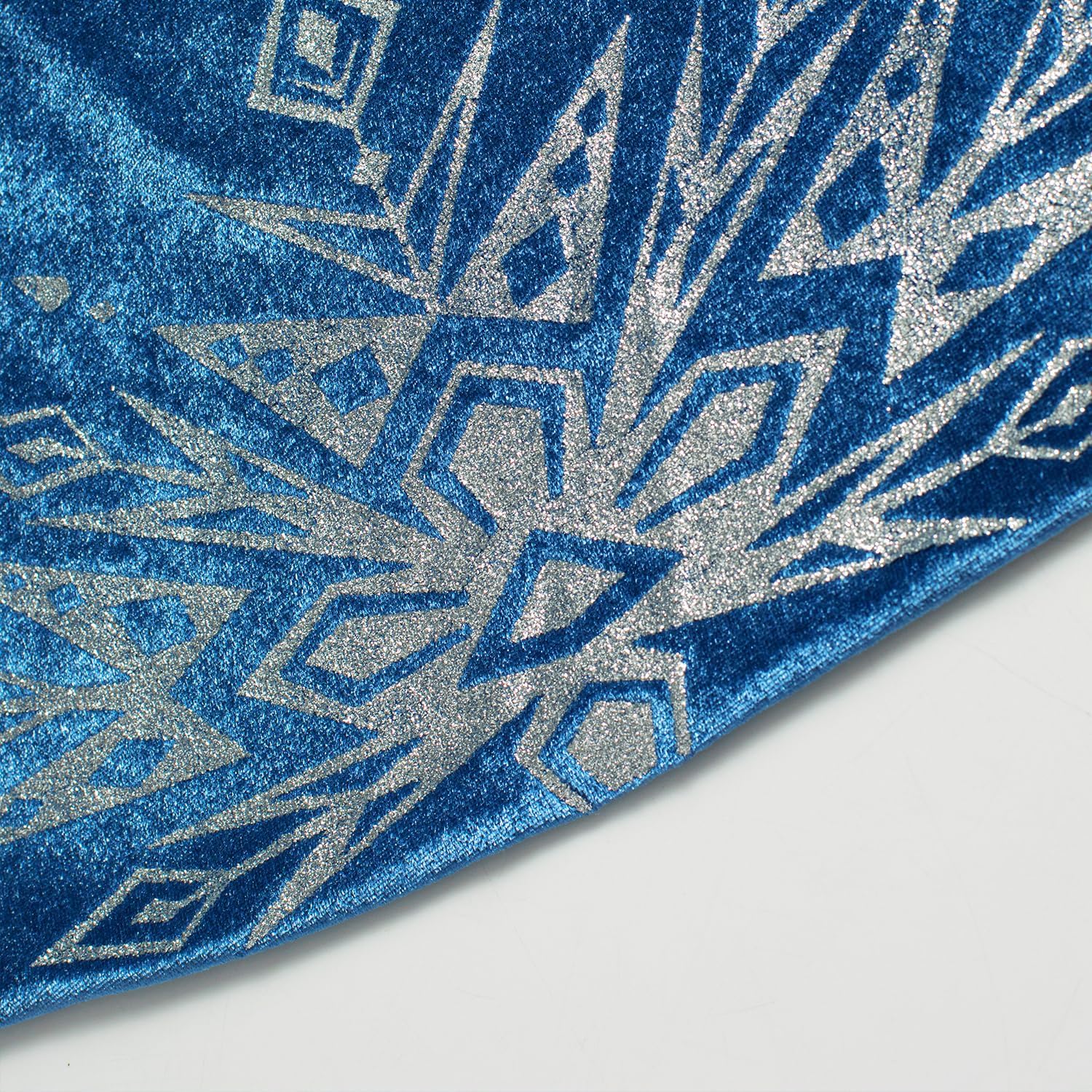 Monissy Regina Congelata Principessa Elsa Vestito Ragazza Blu Collare Bianca Velluto Manica Lunga Mantello Travestimento Chiffon Neve Stampa Compleanno Natale Carnevale