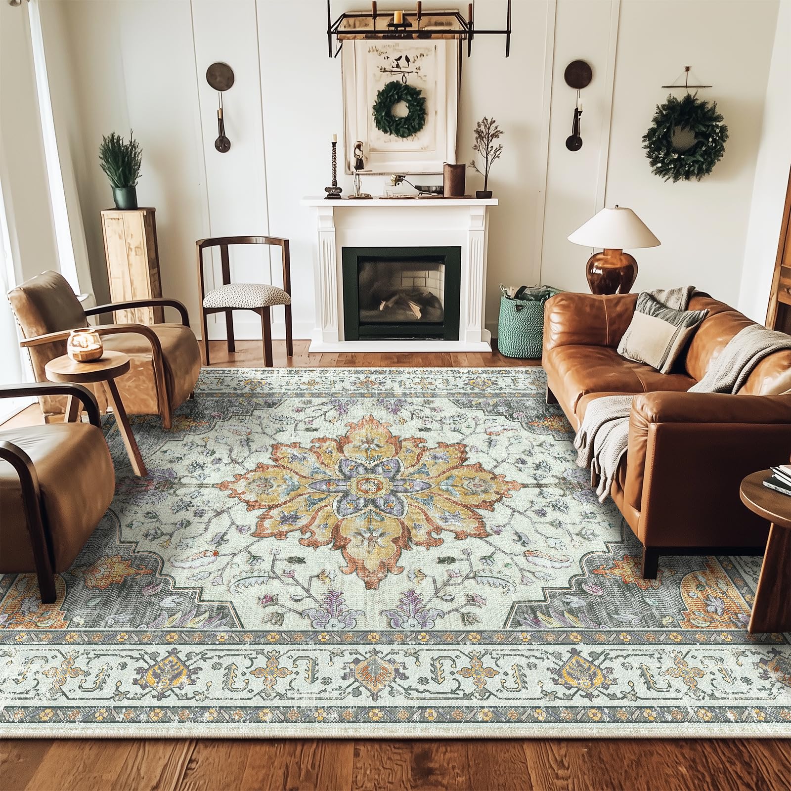Amazon.com: RELEANY Area Rugs 8'x10' Washable Non-Slip