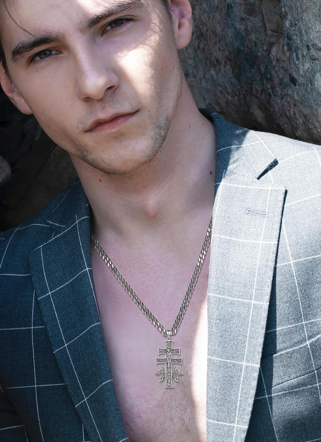 CELESTIA 925 Sterling Silver St. Michael/St. Christopher/St. Benedict/St. Gabriel/Virgin Mary/Jesus/Caravaca/Metatron/Seal of Seven Archangel Medals for Men Women Religious Gifts - Image 7