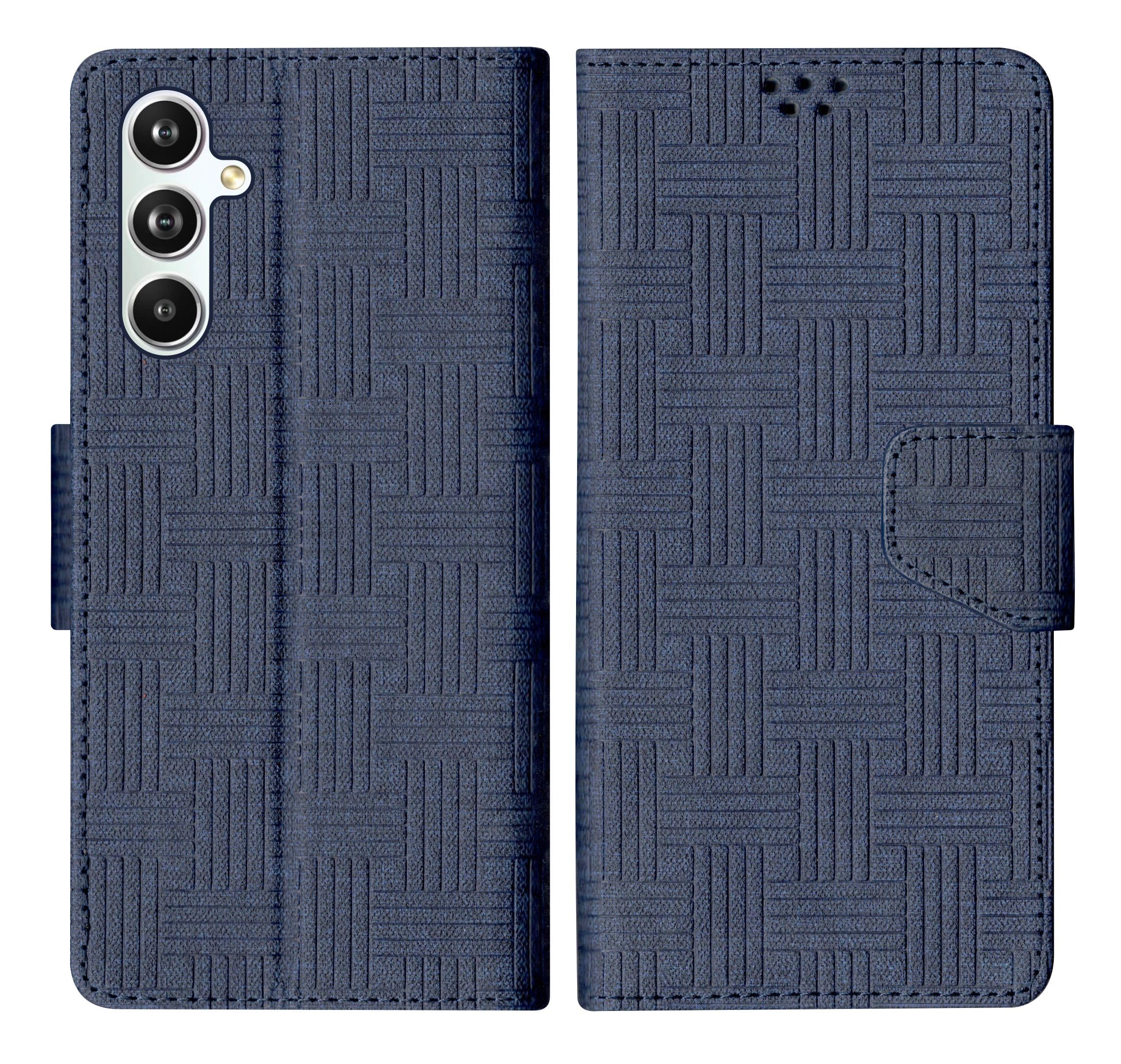 SBMS Samsung Galaxy A14 5G Flip Cover Back Cover Case with Magnatic Closure | Inbuilt Stand | Card & Money Pocket (Mat Blue) (B0C8P26PFV) Amazon Price History, Amazon Price Tracker