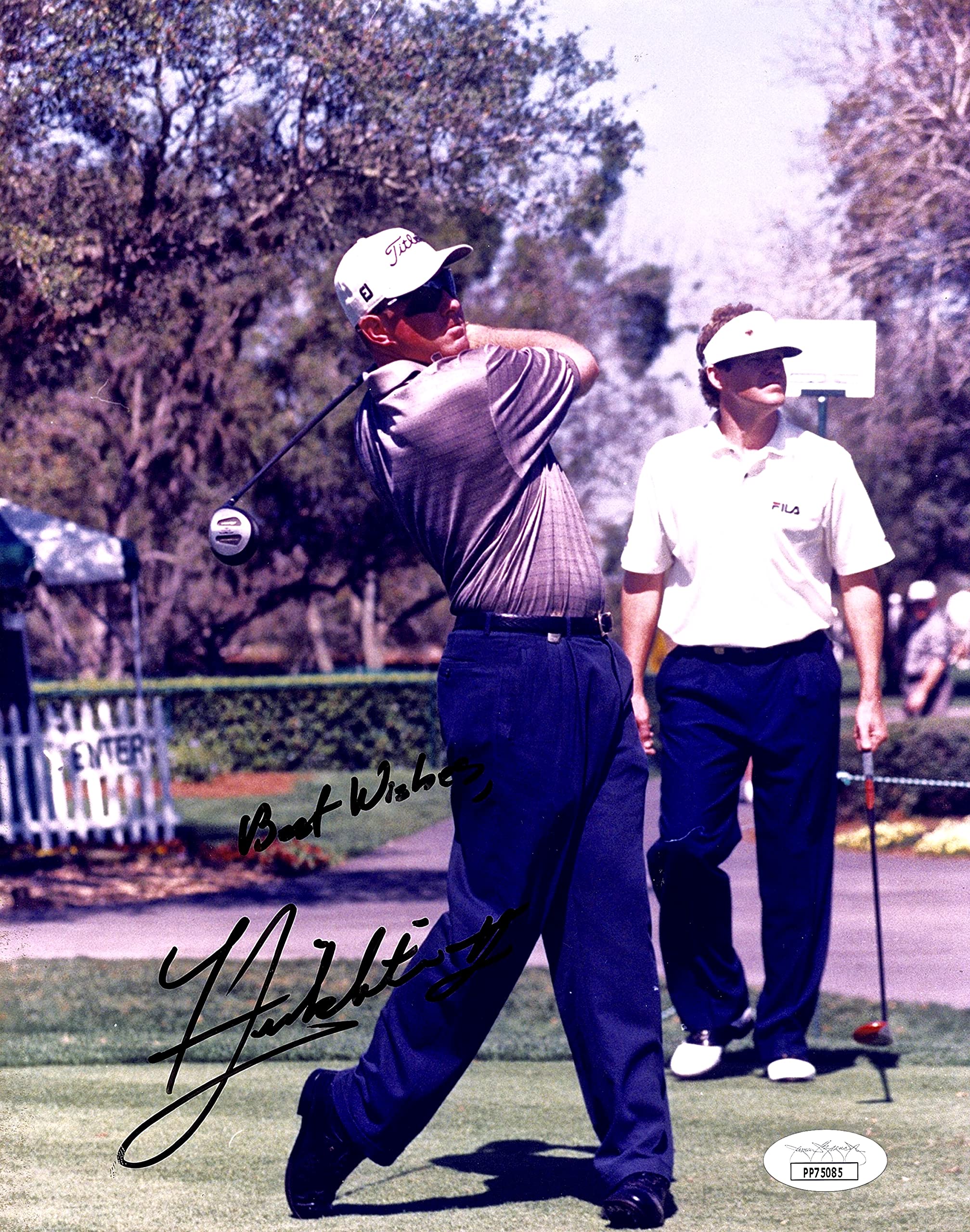 FRANK LICKLITER Autograph Hand SIGNED 8x10 PHOTO JSA CERTIFIED AUTHENTIC PP75085 Masters PGA TOUR GOLFER