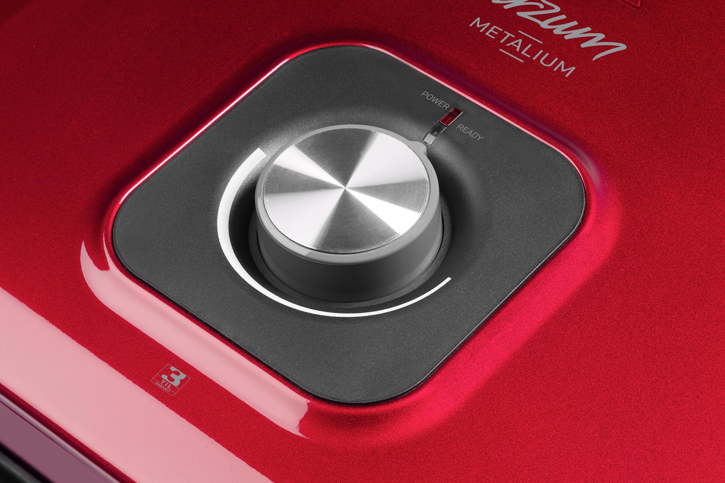 Arzum AR2022 METALIUM Tostapane 2000, alluminio, rosso