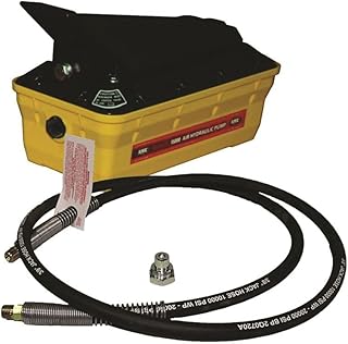 AME 3.5 Quart Air Hydraulic Turbo II Pump with 16100 Hydraulic Hose and 16050 Coupler 15010C