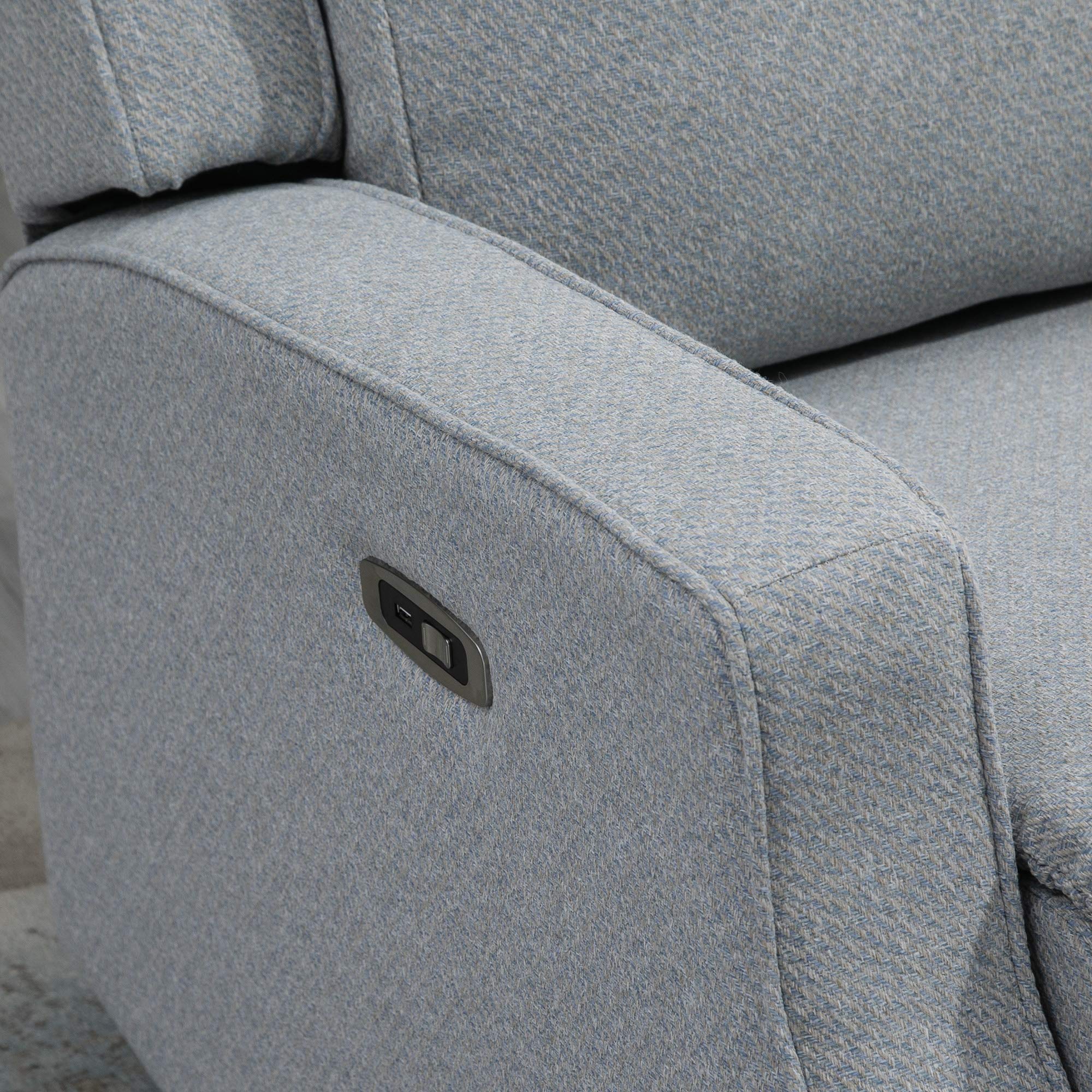 Electric Power Wall Hugger Recliner Chair Armchair Sofa with