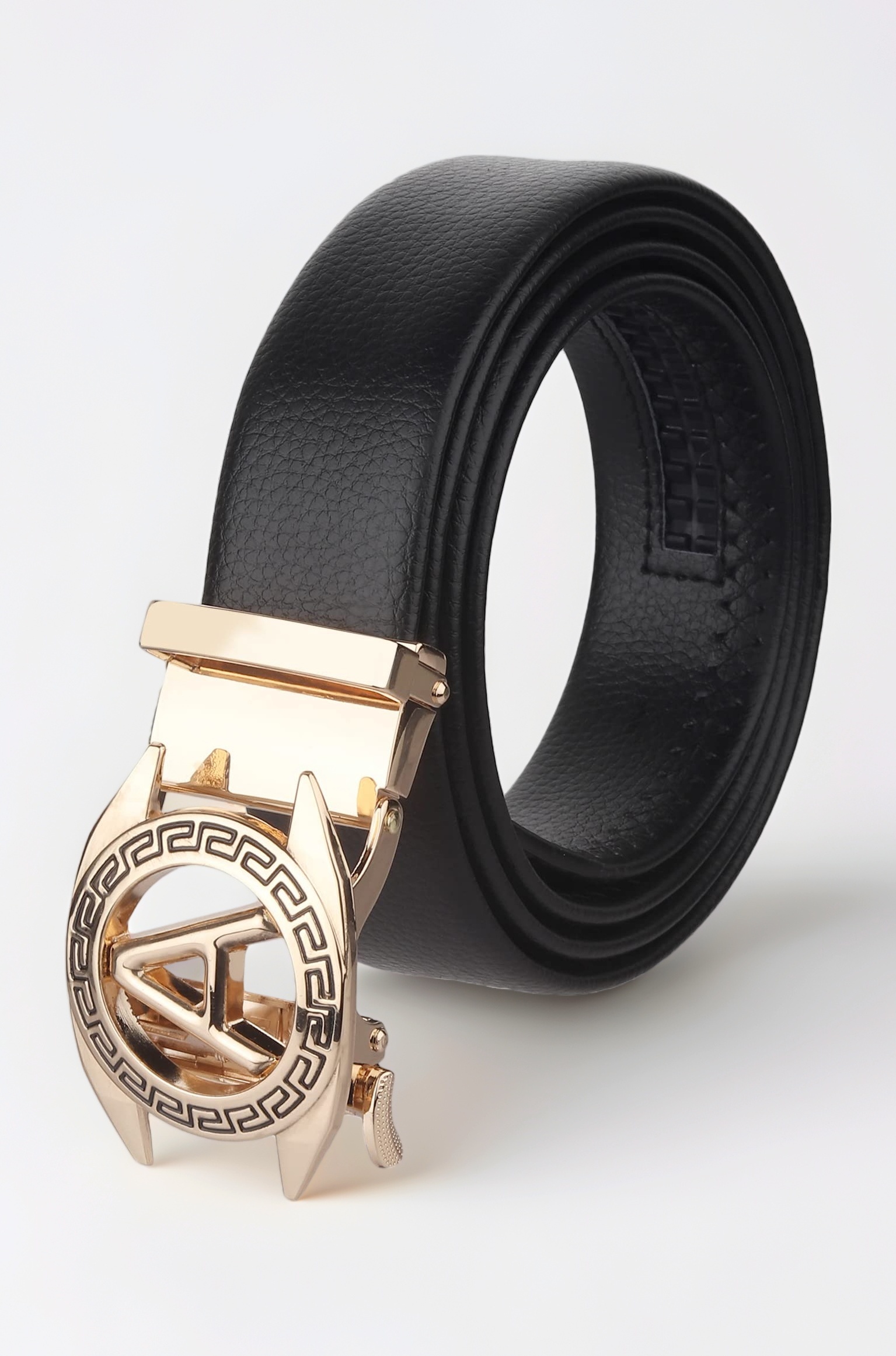 ZORO mens belt, PU leather belt for men, alphabet letter A B G N M R S T V