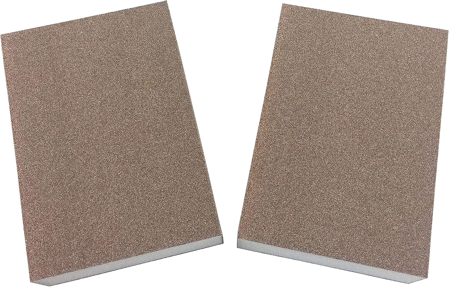 Starcke Premium 3-3/4 x 2-5/8 Inch 4 Sided Hand Sanding Blocks 10 Pack 1" Thick - For Wood, Auto Body, Marine, Paint, Primer, Plastics, Metal and Fiberglass (Medium Grit)
