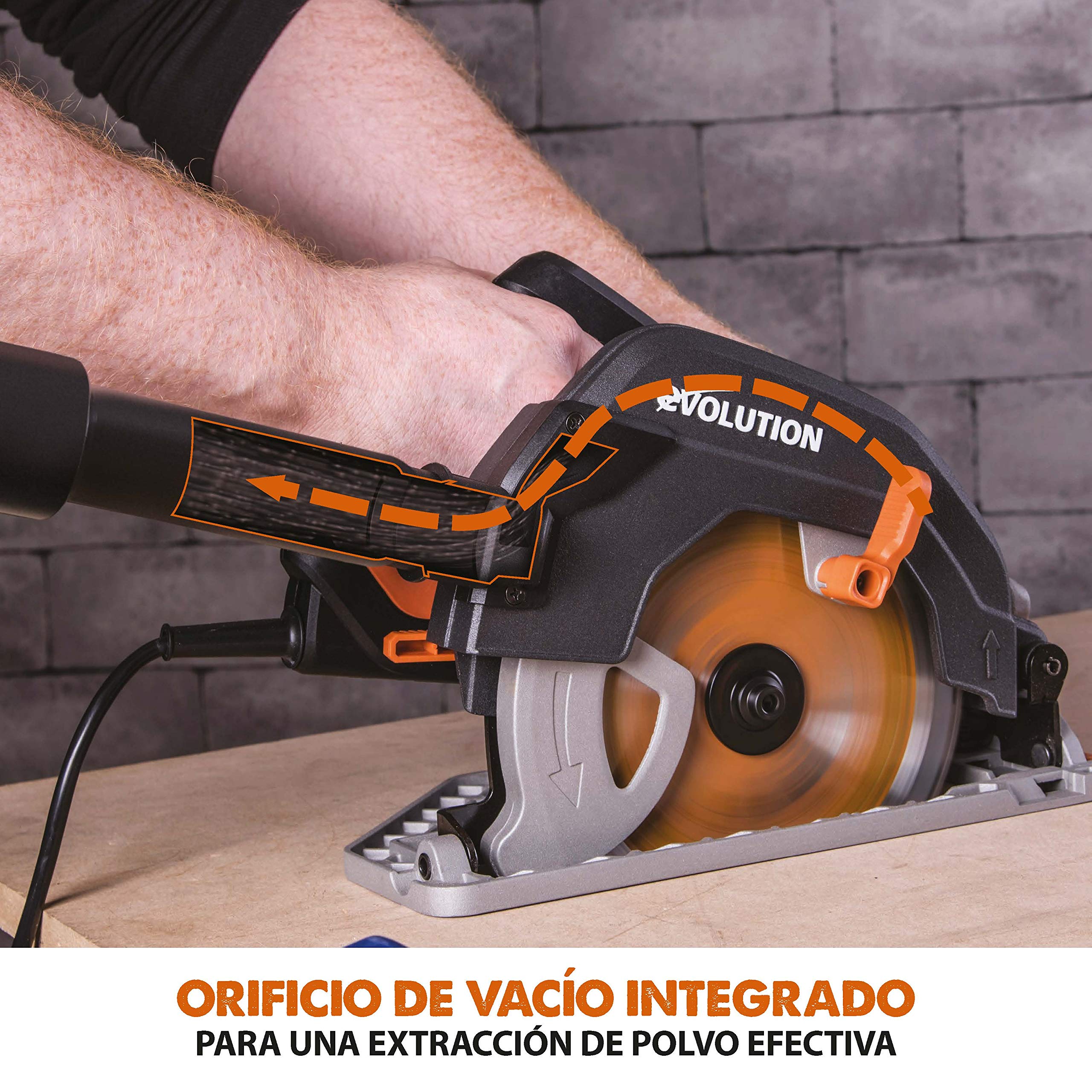 Evolution Power Tools - R185CCS Sierra circular multimaterial, 185 mm 230 V