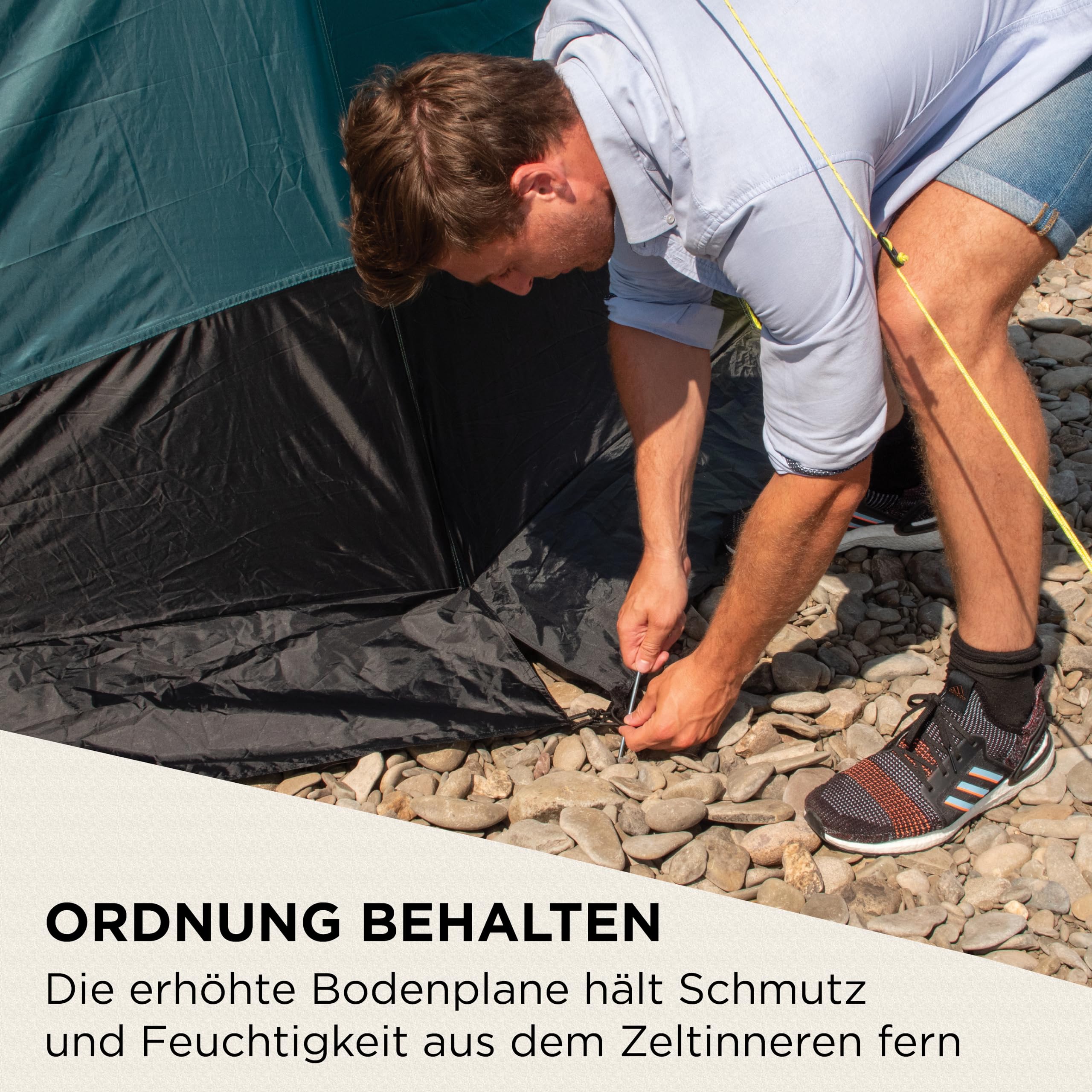 Coleman Zelt Cortes mit achteckiger Grundfläche