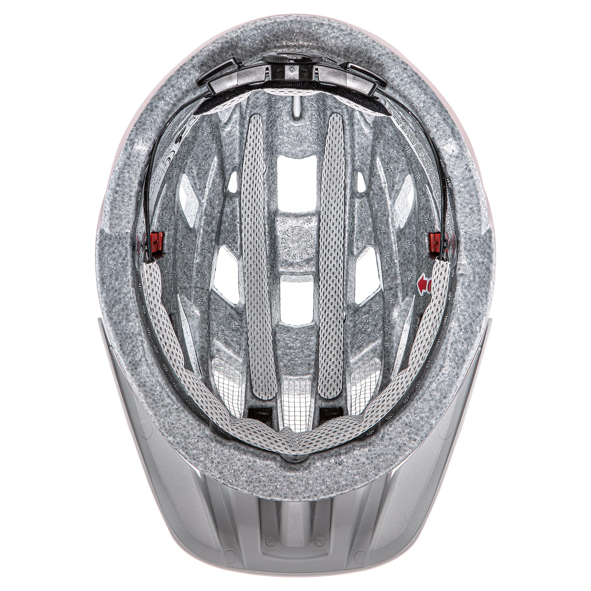 uvex i-vo cc, casco bicicletta Unisex adulto, grey-rosé matt, 52-57 cm