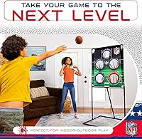 Vista 6 de Franklin Sports Juegos de lanzamiento de objetivos Juegos de fútbol para niños + juegos de lanzamiento de objetivos de béisbol para interiores