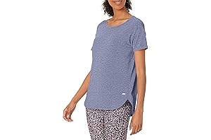 Women's Studio Relaxed-Fit Lightweight Crewneck Yoga Tunic: Comfort and Style for Your Practice