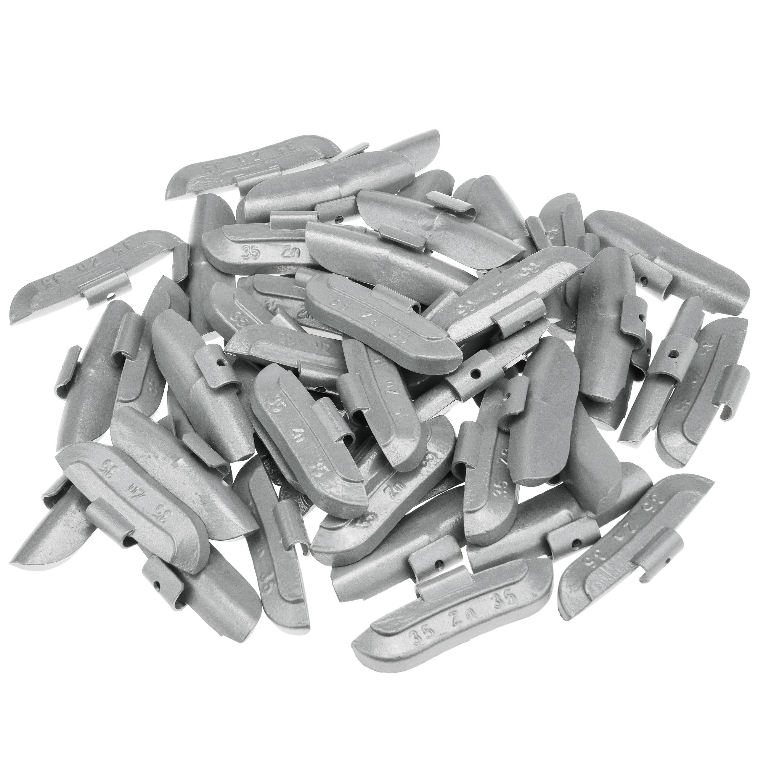 Stix 50x Schlaggewichte 35g Auswuchtgewichte ZN Sortiment Wuchtgewicht für Stahlfelgen