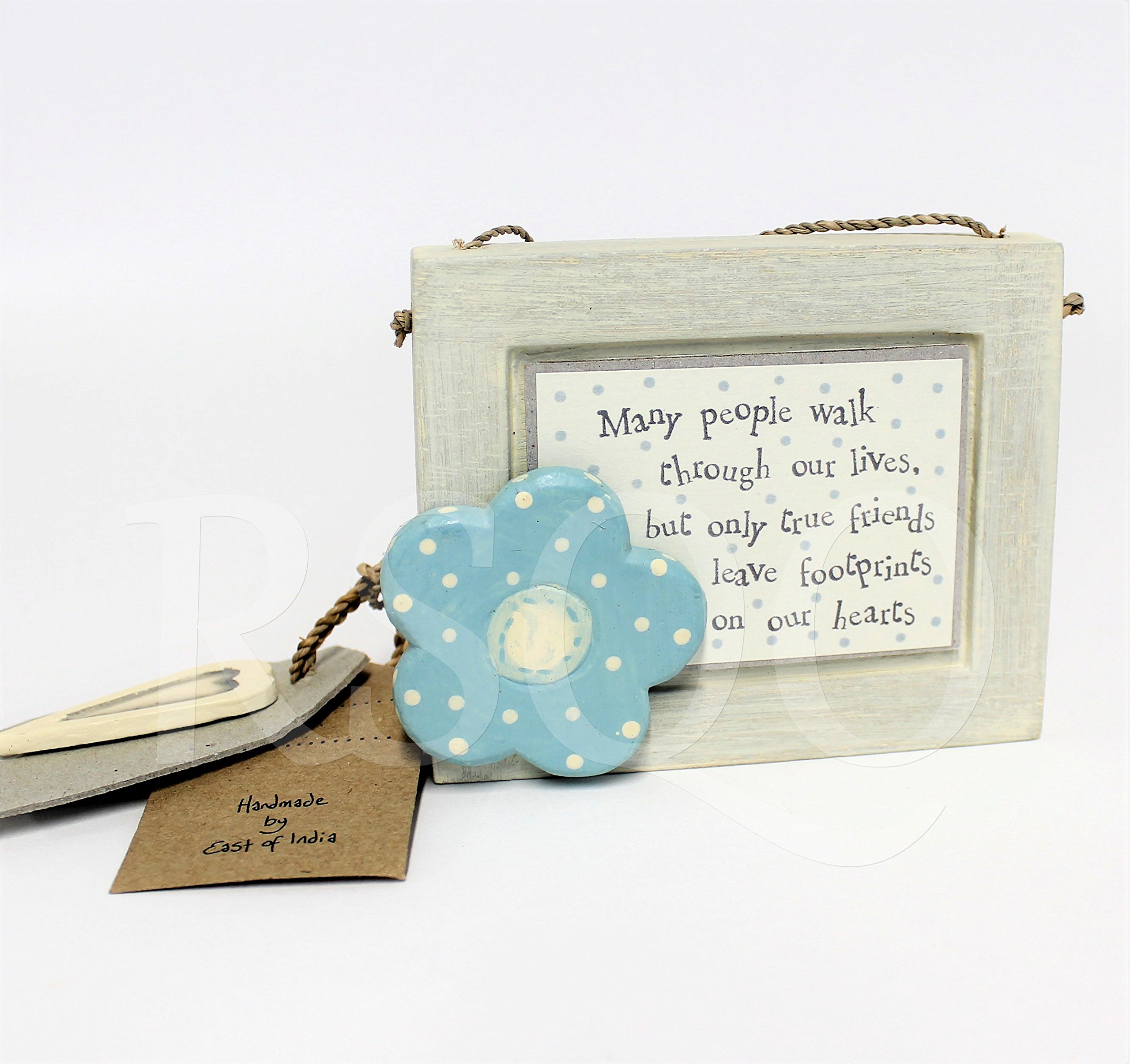 East of India Picture/Plaque - Many People Walk Through Our Lives ...