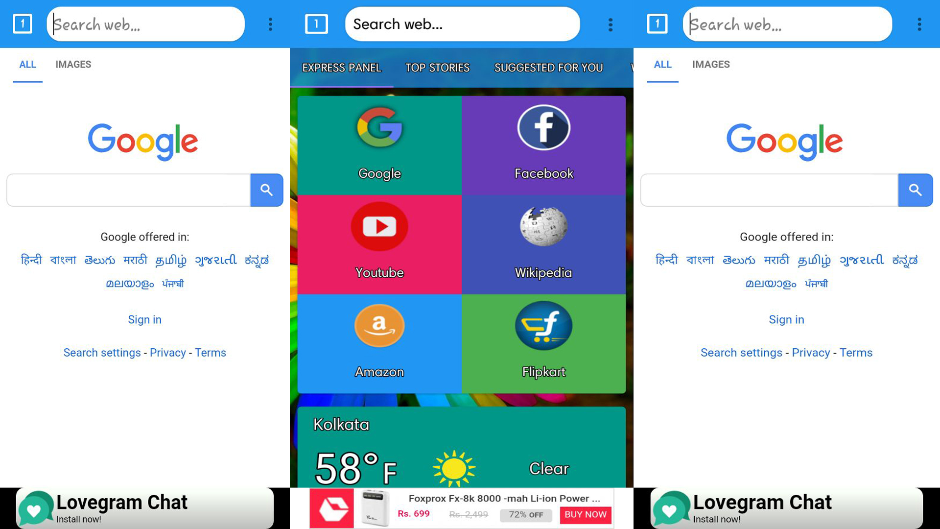 Safe Browser app su Amazon Appstore