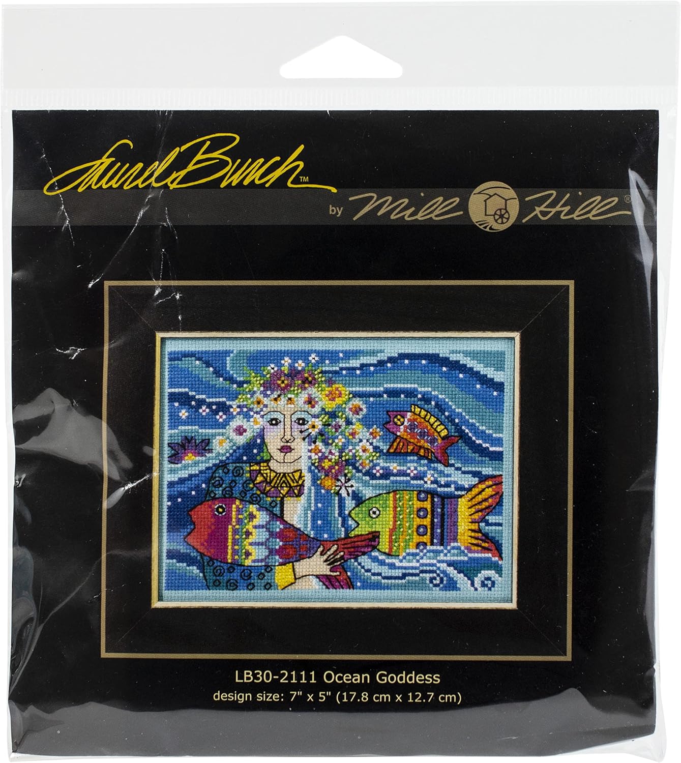 Mill Hill Counted Cross Stitch Ocean Goddess Mill Hill 2021 Laurel Burch LB302111