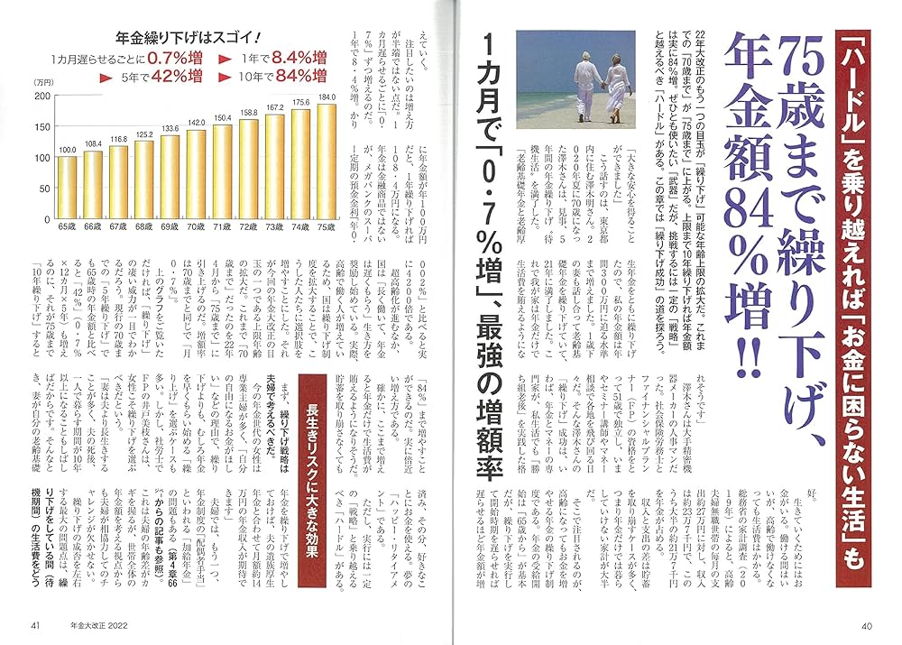 年金大改正 得するもらい方・増やし方 人生100年老後資金完全