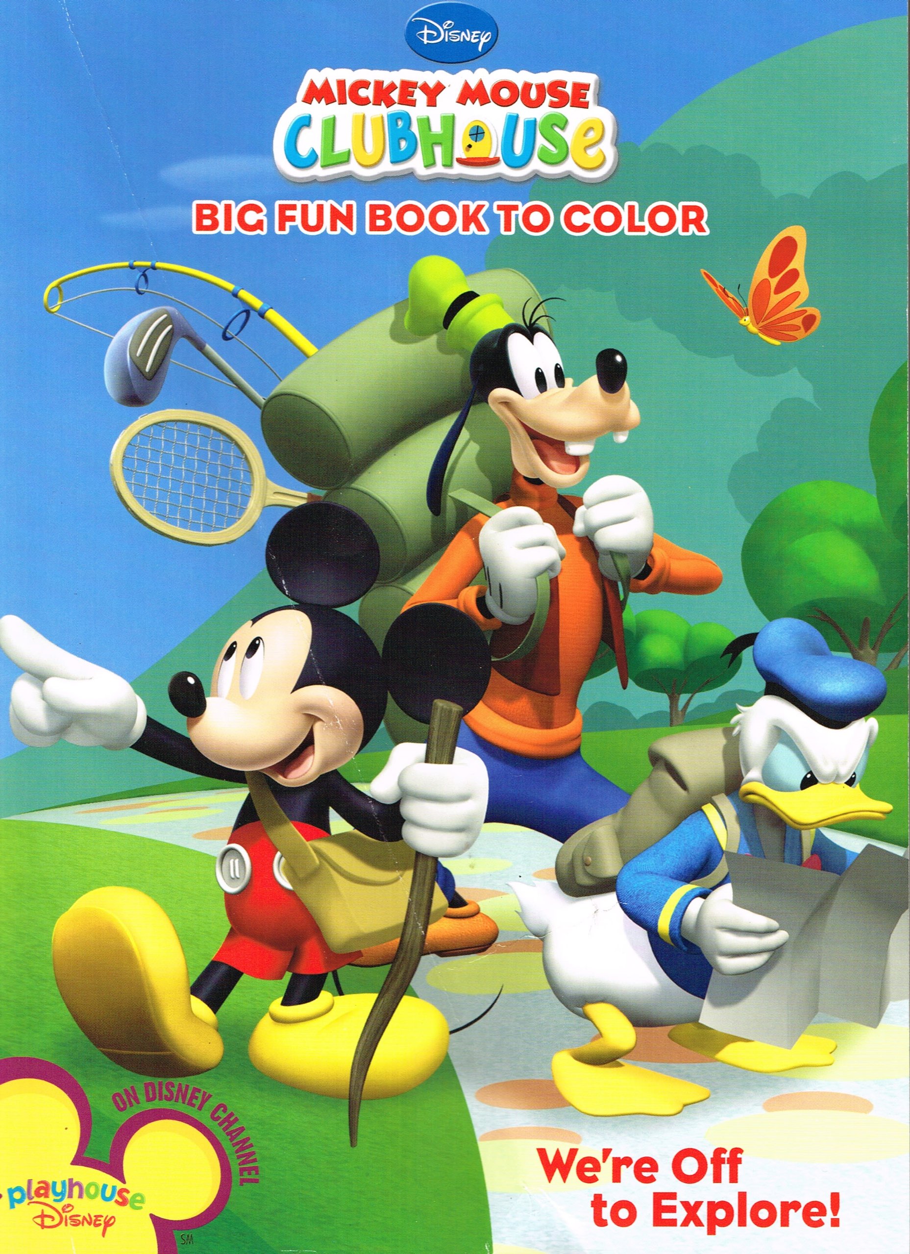 Mickey Mouse Clubhouse Characters Coloring Pages