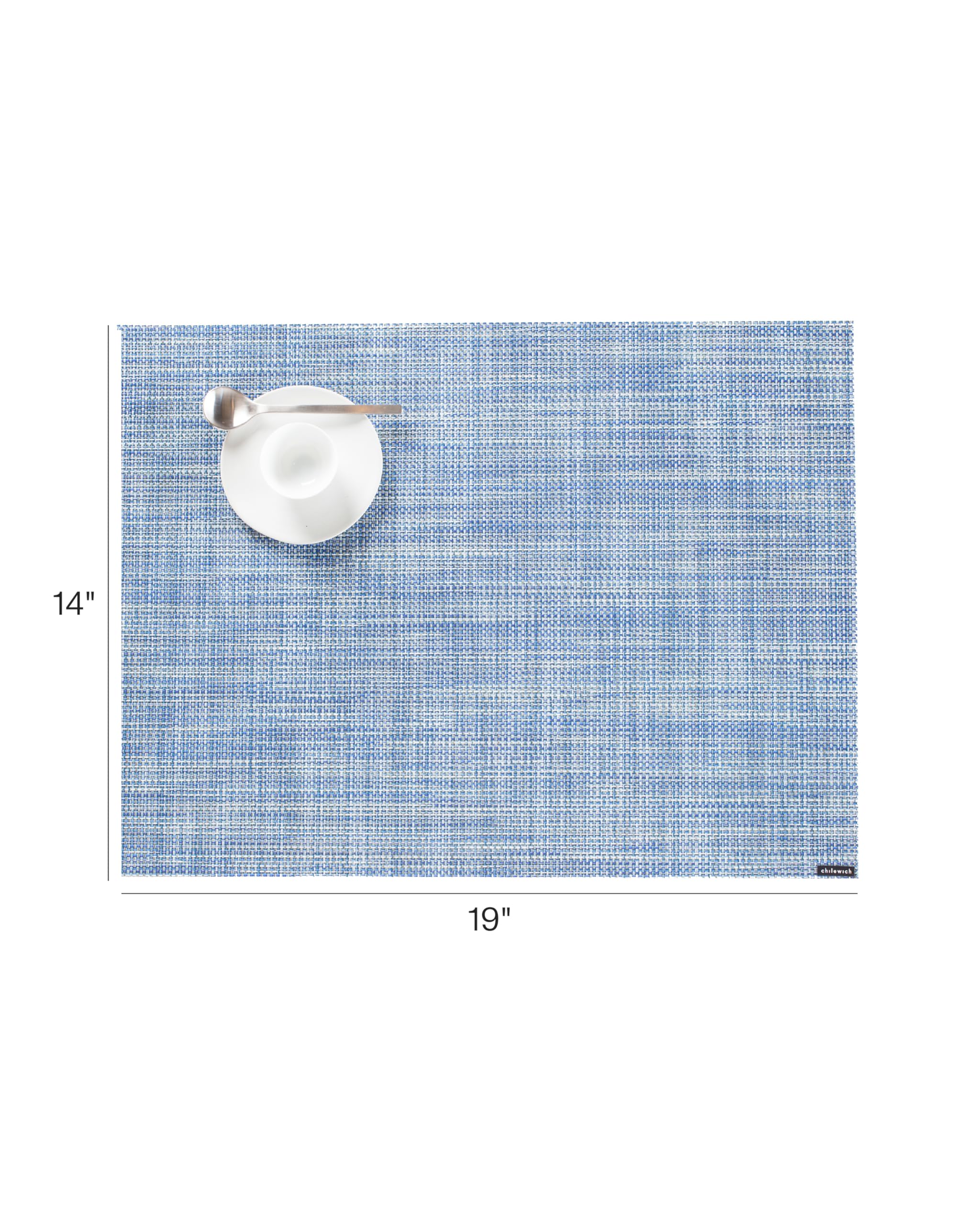 Amazon.com: Chilewich Mini Basketweave Placemats in Chambray - Set