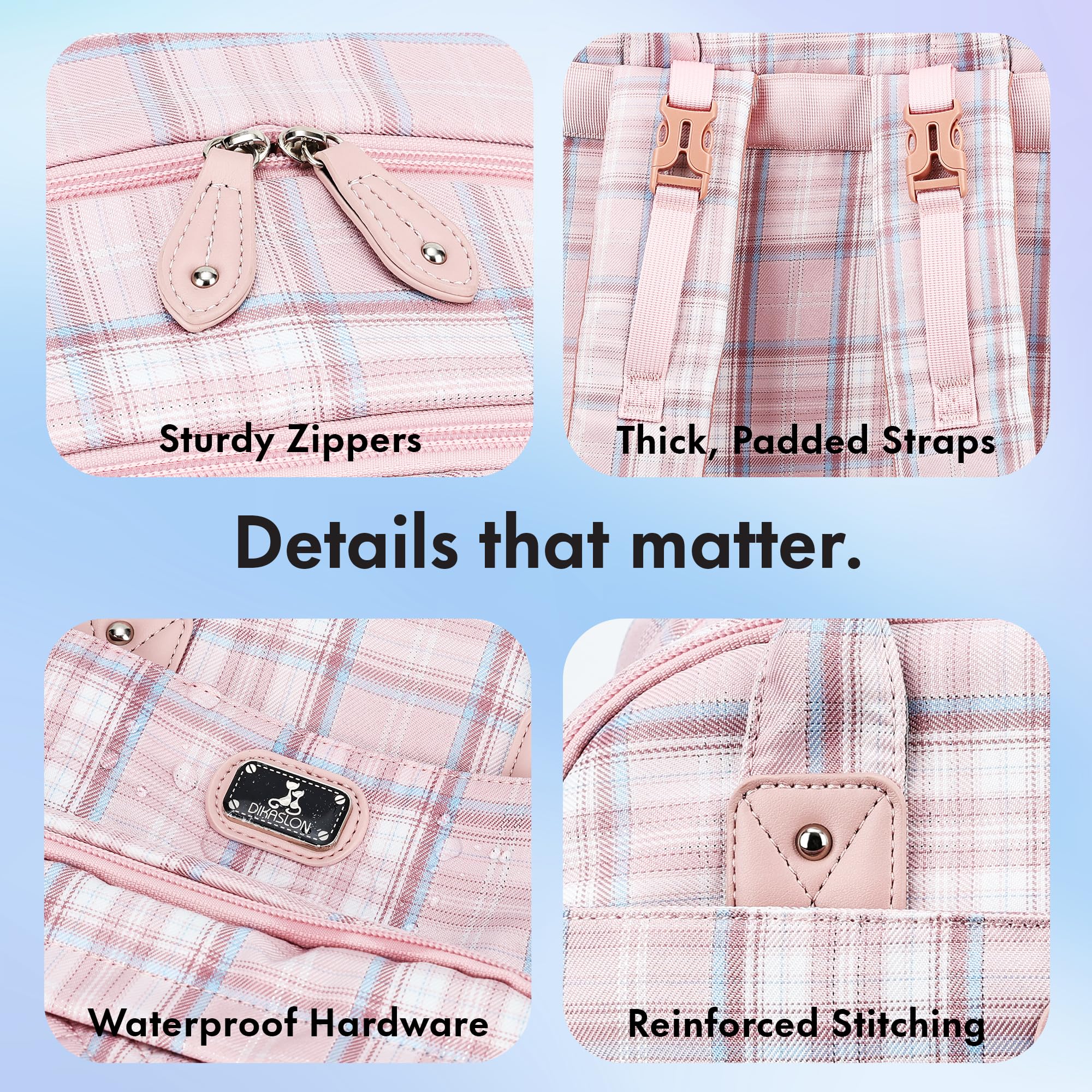 Dikaslon Borsa Zaini fasciatoio, Zainetto fasciatoio grande multifunzione Borsa bebè