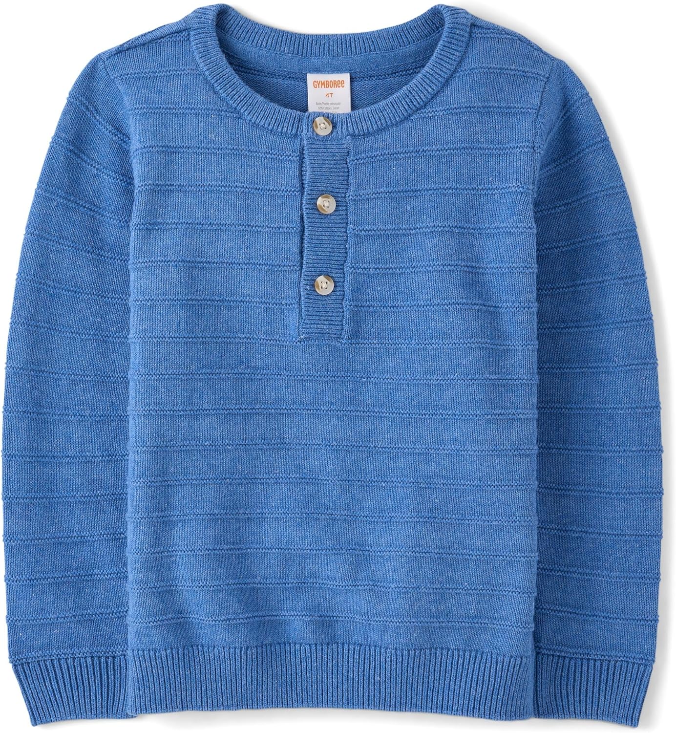 Gymboree Baby-Boys and Toddler Long Sleeve Linen Henley Shirt