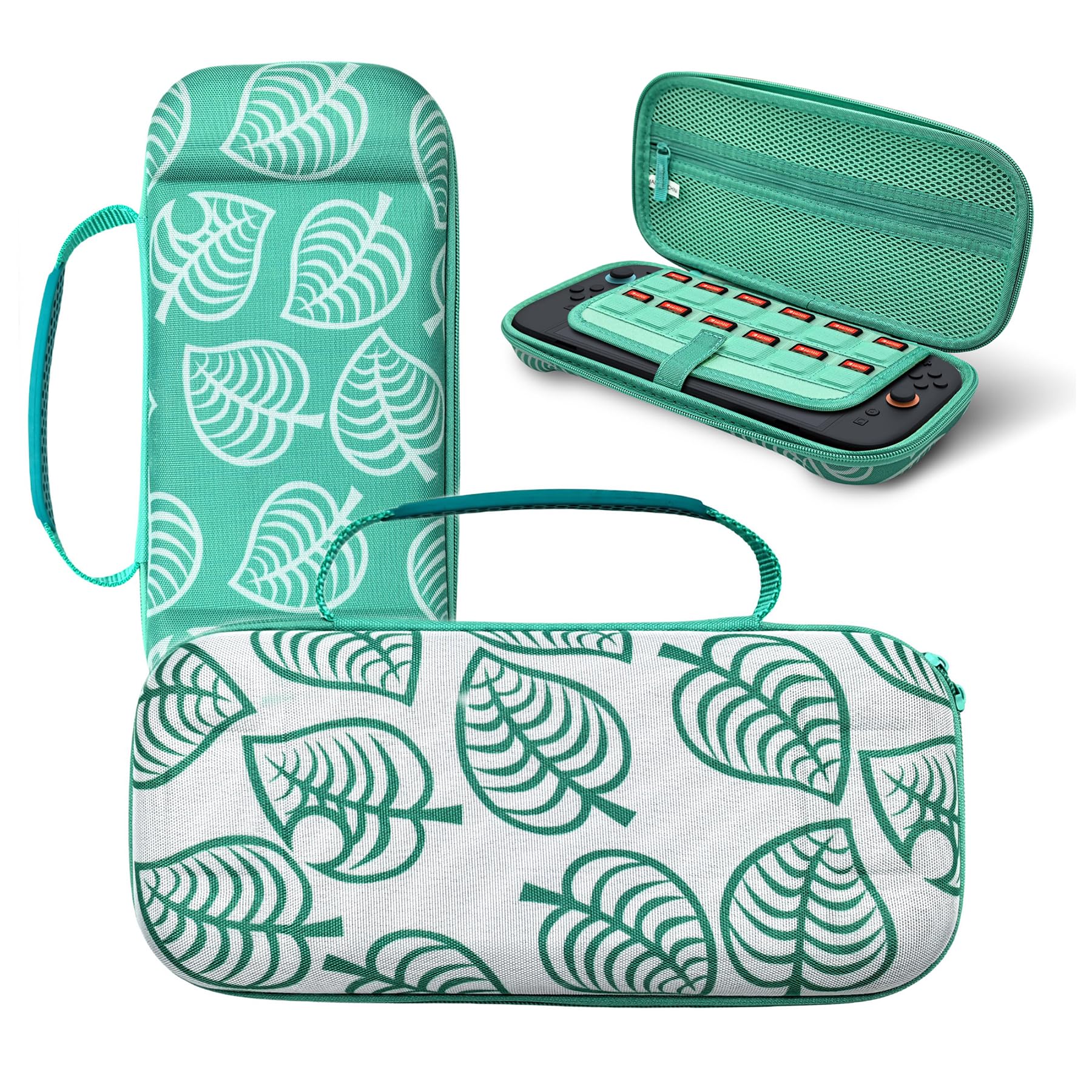 BlueMW Tasche Kompatibel mit NS Switch 2, Harte Schutzhülle Carry Case für Switch 2 Konsole, 12 Spiele und Stauraum für Zubehör