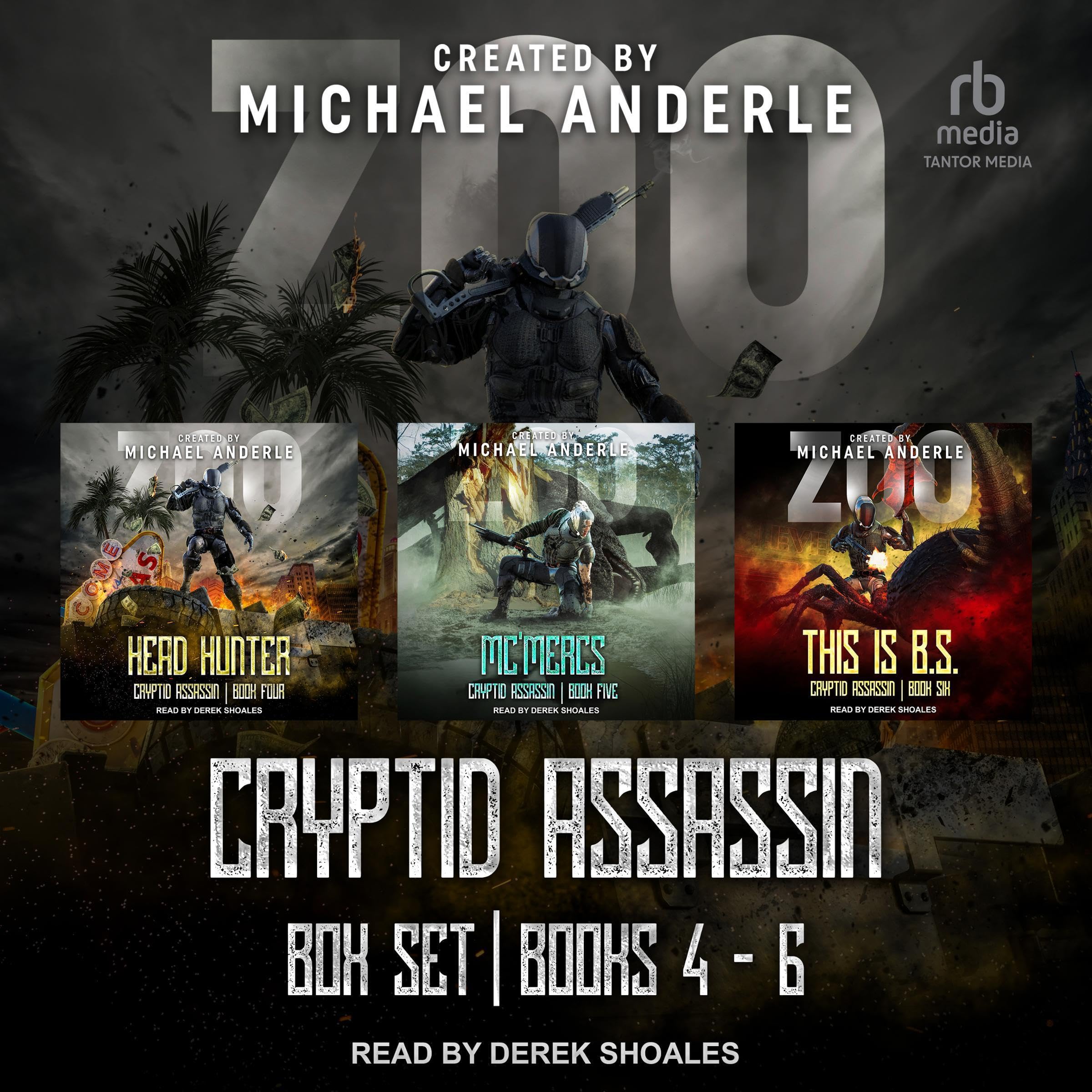 Cover art for Cryptid Assassin Boxed Set: Books 4-6