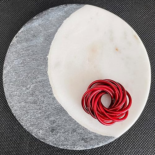 Miniatura 184 de Möbii Fidget Ball (Solid Color): Quiet Mobius ADHD Anxiety Stim Stress Relief Toy Tool for Home Travel Office or Desk (XL(Daydream), Full, Dark Iris)