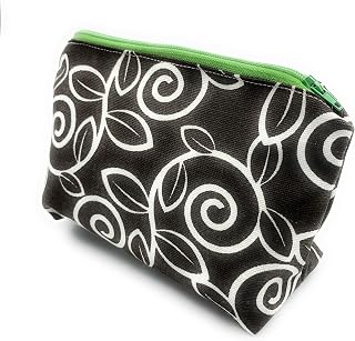 Handmade in Canada - Boxy Pouch - Cosmetics Accessories Makeup Bag - Travel Toiletries Pouch - Modern Handbag Organizer - Geometric Designer Fabric - Tech Accessories Holder - Practical Gift for Her