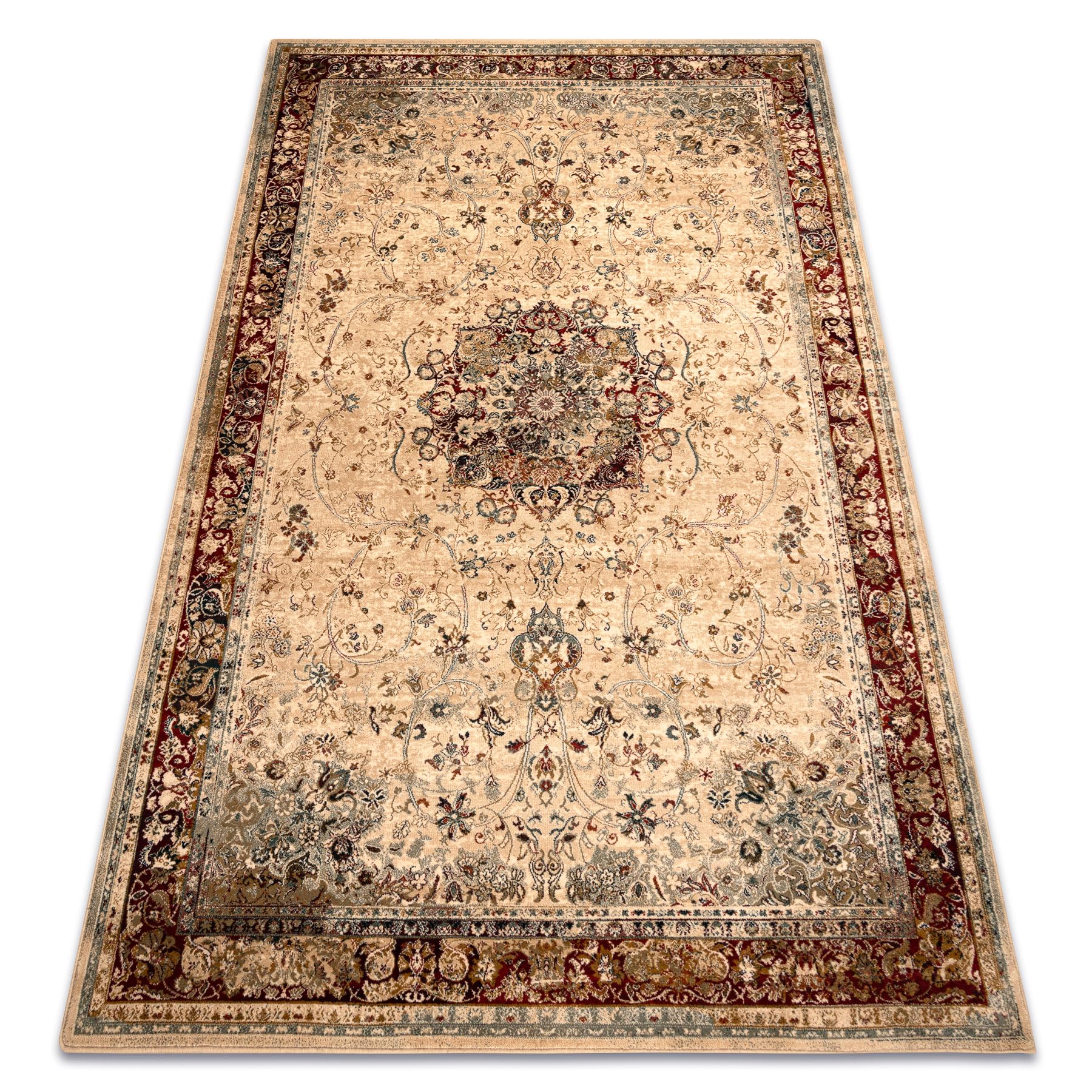 Tapis de chambre POLONIA Kordoba25 en pure laine pour créer un salon chaleureux et cosy