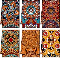 Vista 17 de Sratte 6 piezas de toallas de cocina navideñas, toallas de mano de muñecos de nieve de invierno, toallas absorbentes de árbol de Navidad y renos