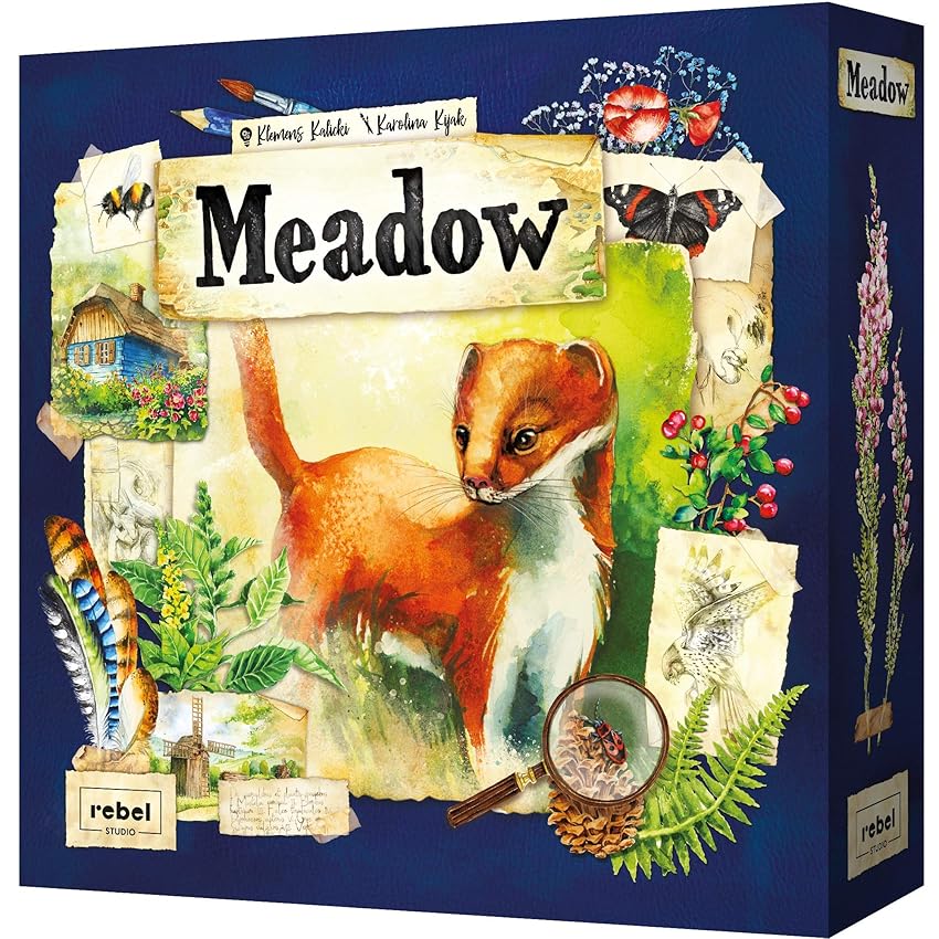Asmodee - Meadow - Gioco da Tavolo, 1-4 Giocatori, 10+ Anni, Edizione in Italiano