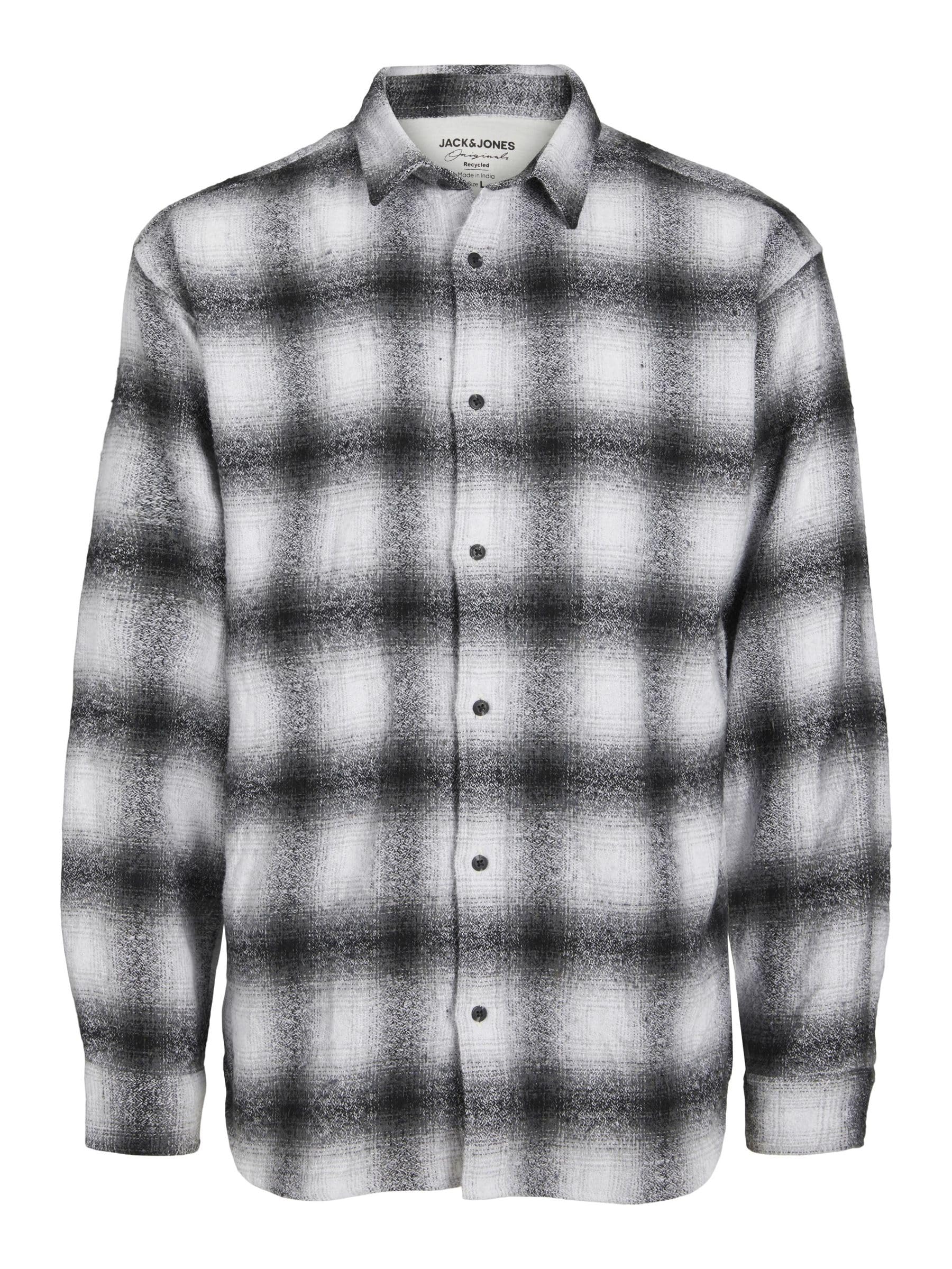 JACK & JONES Male Shirt Casual, Bright White, L