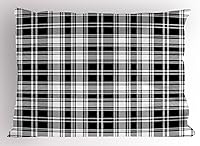 Vista 16 de Lunarable Funda de almohada de dibujos animados, corona blanca sobre fondo rosa, tiara gráfica de dibujos animados, estampado de letras de palabras