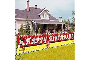Mickey Cartoon mouse Party Banner Outdoor Yard Large Sign Banner
