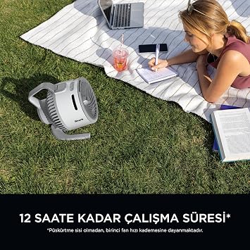 Shark Flexbreeze HydroGo Serinletici Buharlı Fan - Dove