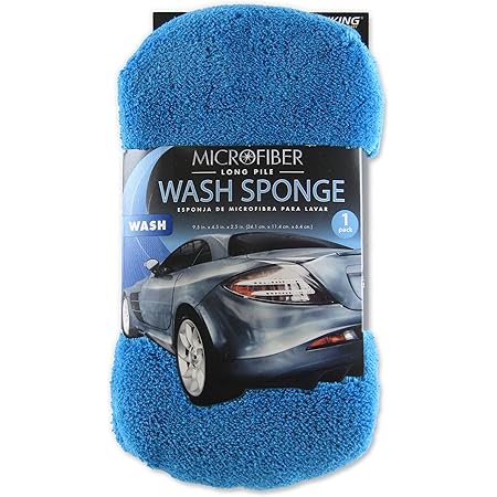 VIKING Premium Grade Microfiber Car Wash Sponge, Multi-Use Dish Cleaning Sponge Kitchen