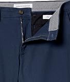 Amazon Essentials Men's Athletic Fit Casual Stretch Chino Work Trousers (Available in Big & Tall), Dark Navy, 38W / 30L - 6