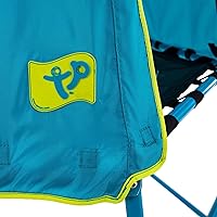 Vista 6 de Explorer 2 Jungle Gym - Juego de escalada con marco de acero ajustable, toldo y plataforma resistentes a la intemperie, juego al aire libre