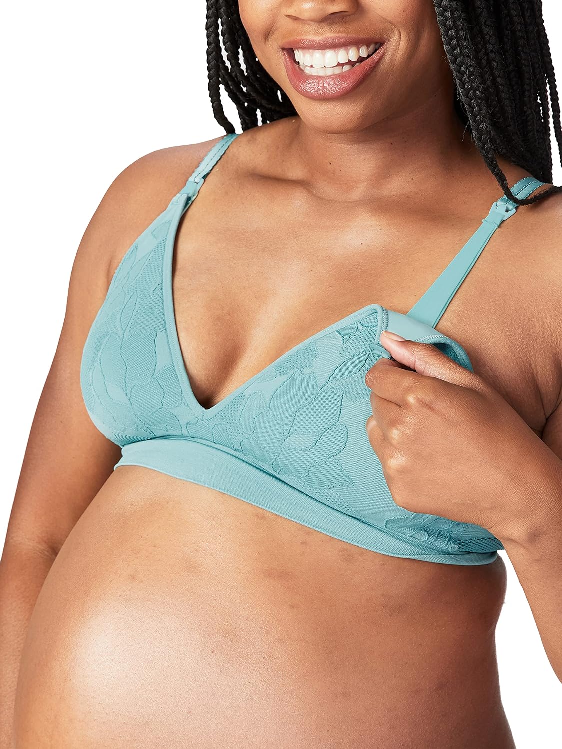 Cake Maternity Freckles Recycled Wire Free Nursing Bra for Breastfeeding, Wireless Maternity Bra (for B-H Cups)