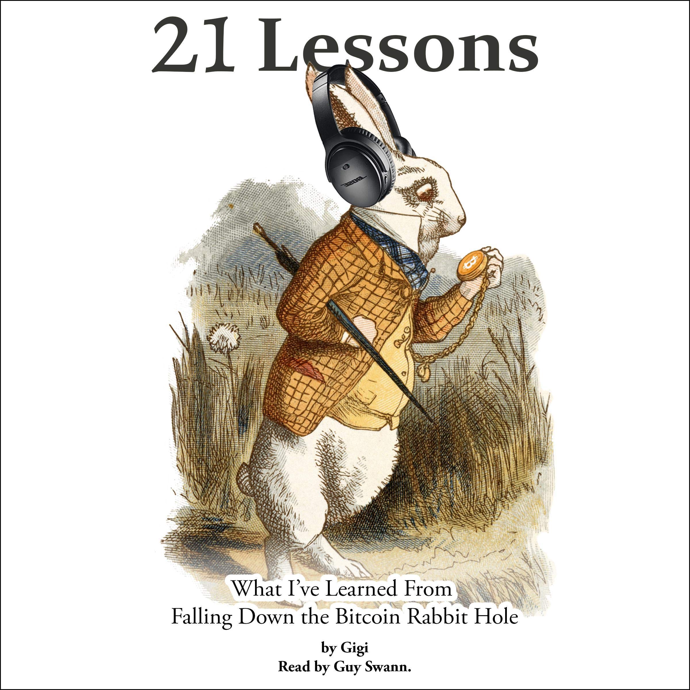 Cover art for 21 Lessons: What I've Learned from Falling Down the Bitcoin Rabbit Hole