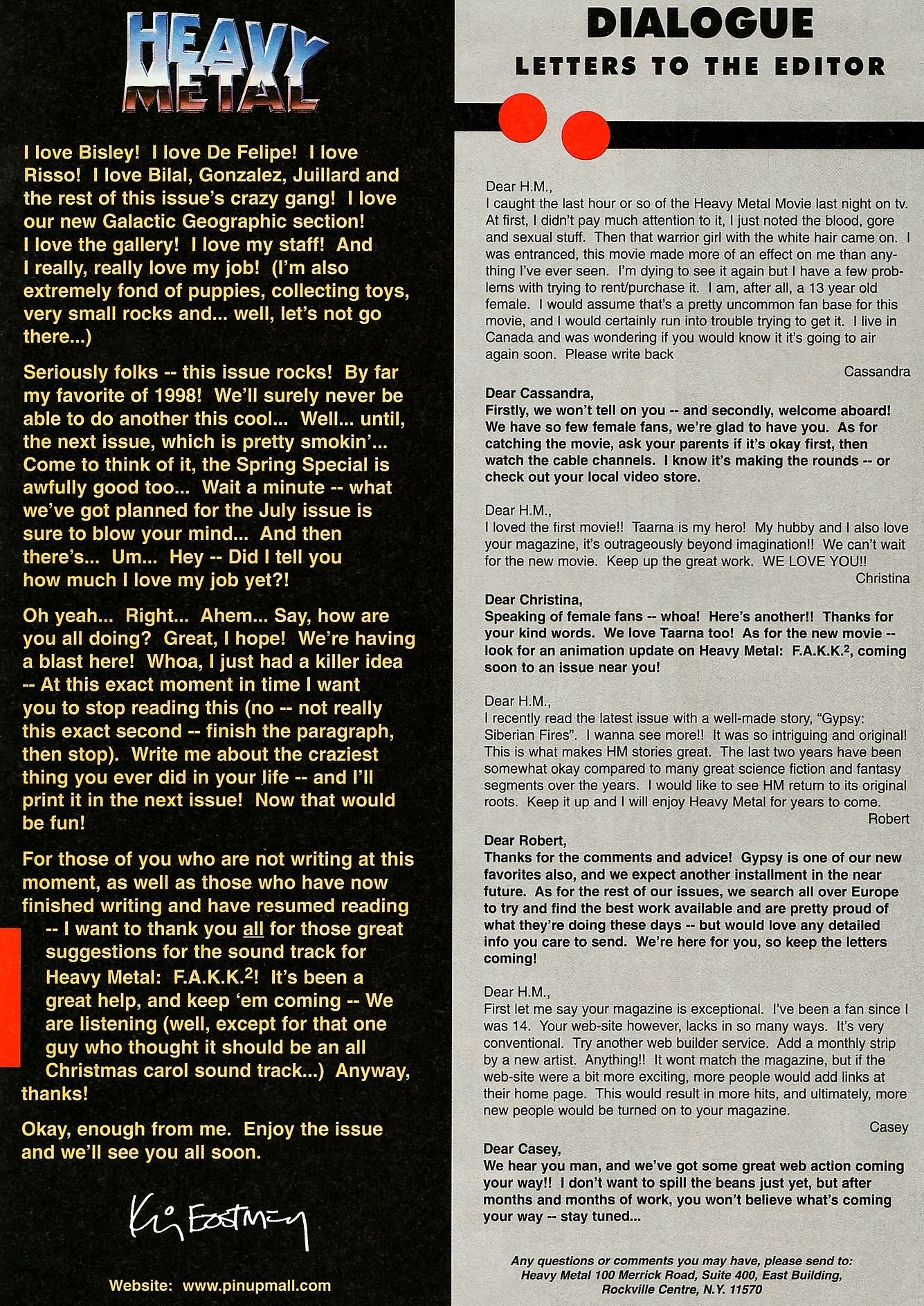 Heavy Metal March 1998