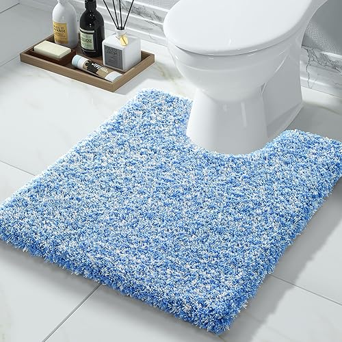 Miniatura 75 de Yimobra Alfombras de baño para baño, 32 x 20 pulgadas, ultra suaves y absorbentes de agua, alfombras de ducha de felpa antideslizantes, tapetes Gris
