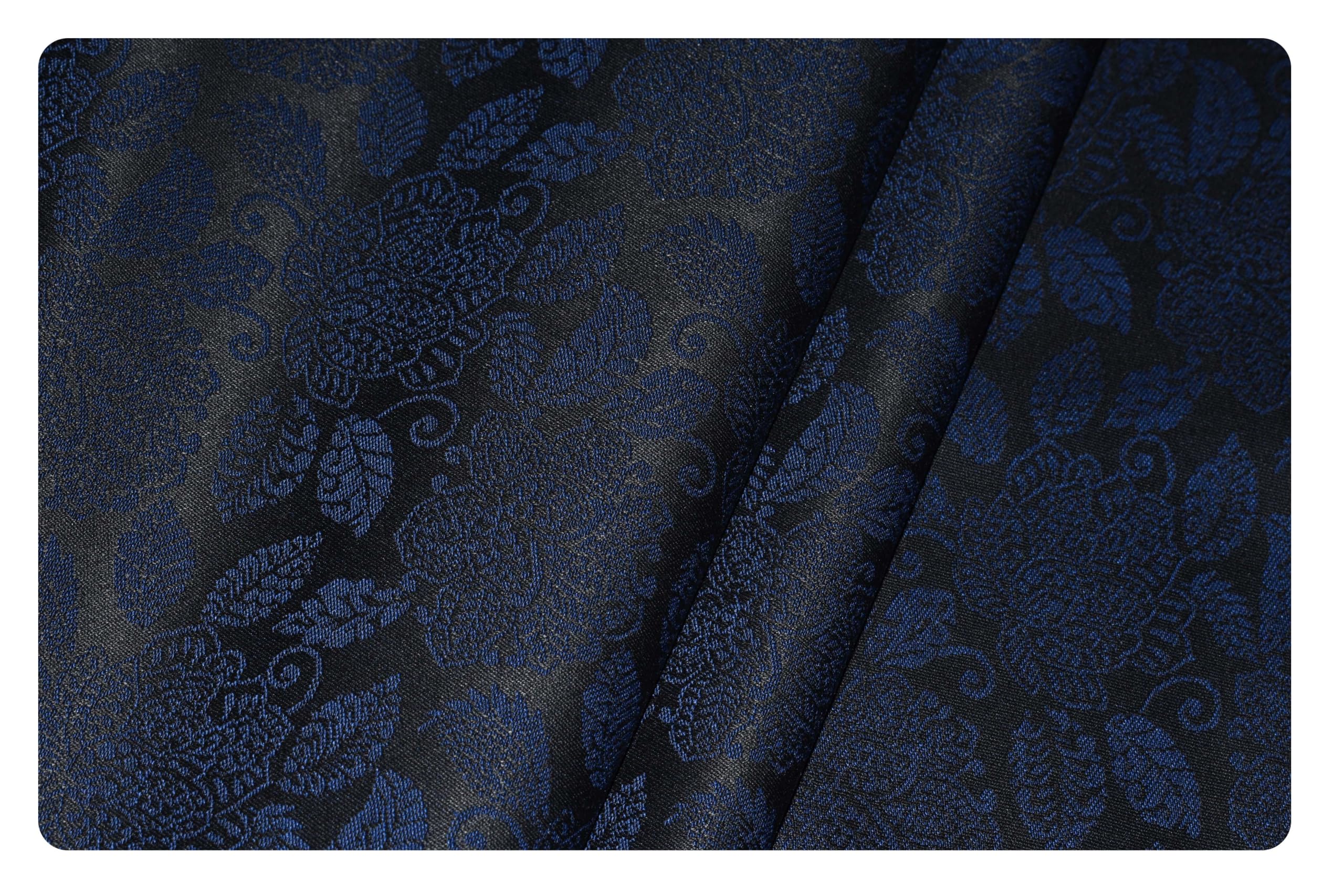 arvind Men's Super100's Merino Wool Jacquard Unstitched Trouser or Blazer or Jodhpuri Koti Fabric (JH27A1)-picture-21