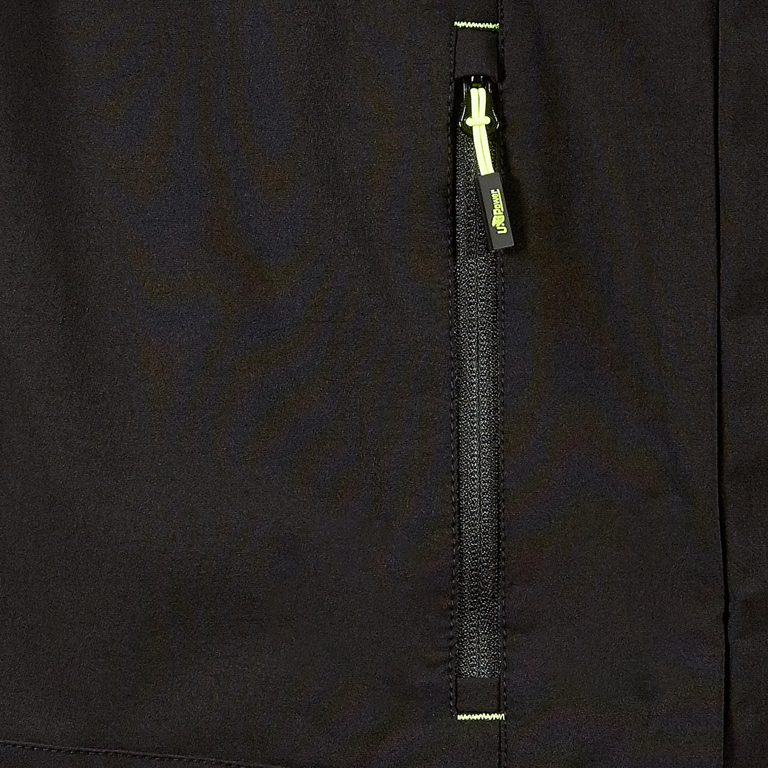 U-POWER | Gilet da Lavoro Uomo con Zip SATURN, Impermeabile, Traspirante, 90% nylon 10% spandex