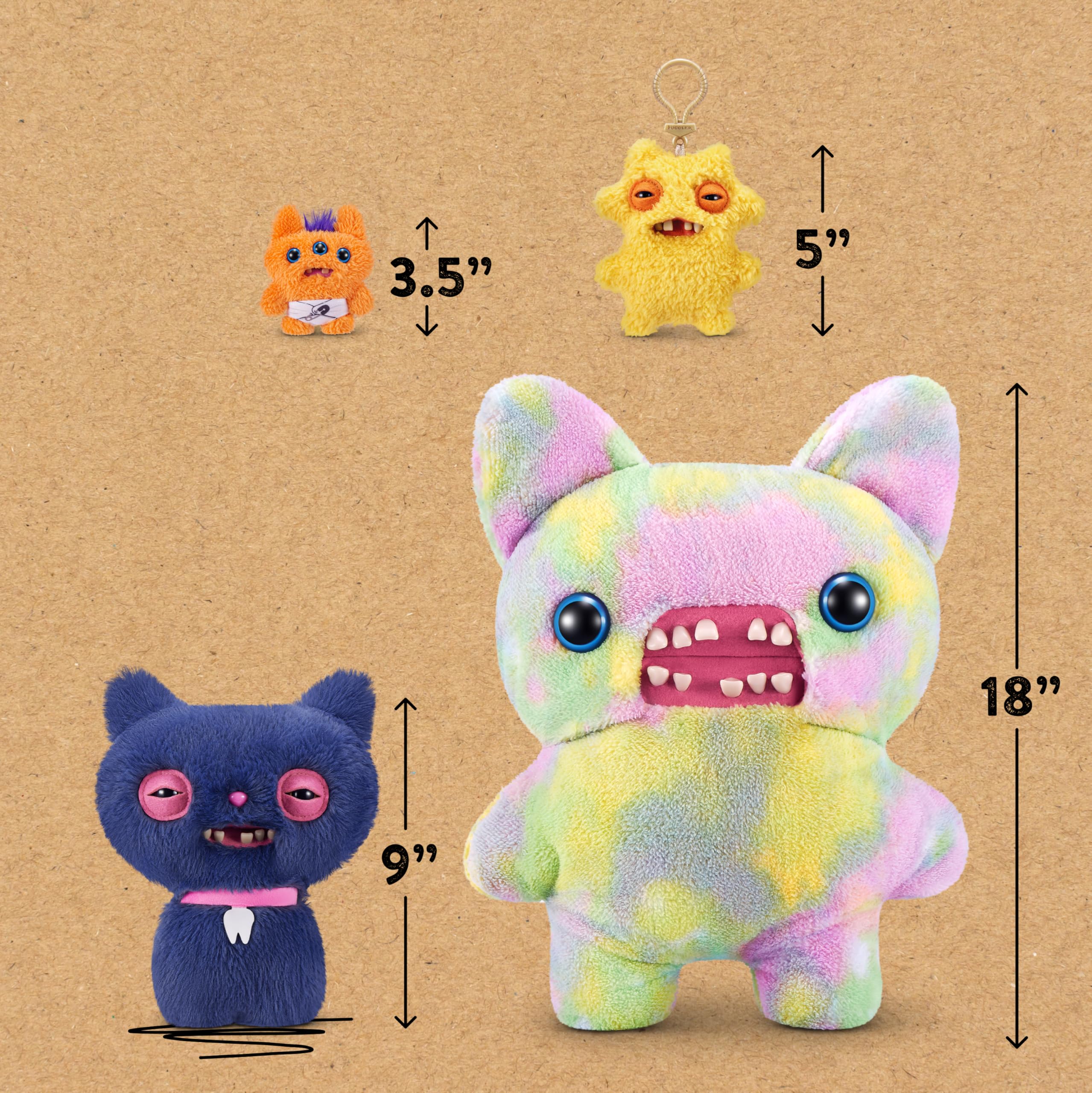 Amazon.co.jp: ZURU製Fuggler Alley Cats 9インチ ぬいぐるみ