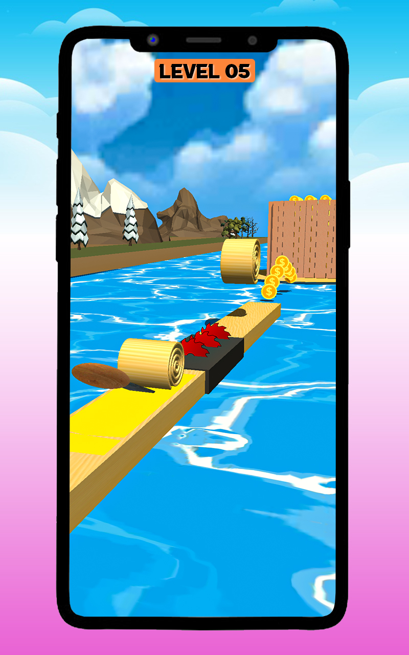 Wood Spiral Roll Wood Carving Spiral Rolling Rush 3D Wood Turning