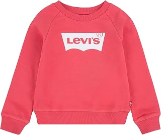 Levi'S Kids Lvg Key Item Logo Crew Girl'S 16 Years Rose of Sharon