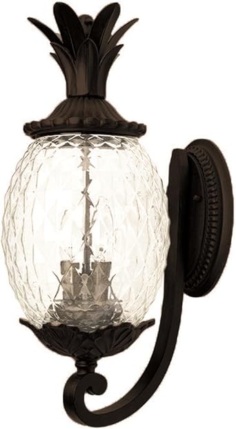 Acclaim 7511BK Lanai Collection 3-Light Wall Mount Outdoor Light Fixture, Matte Black