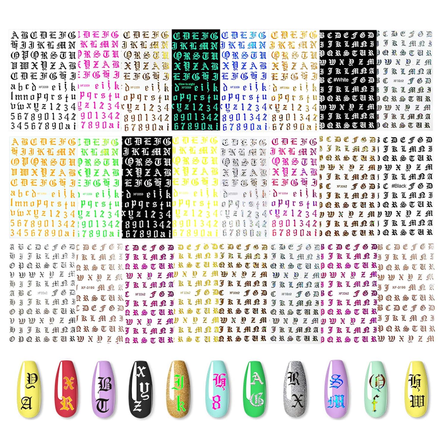 24 Blatt Halloween Nagelaufkleber – 3D Selbstklebende Motive Wie Kürbis, Fledermaus & Spinnennetz