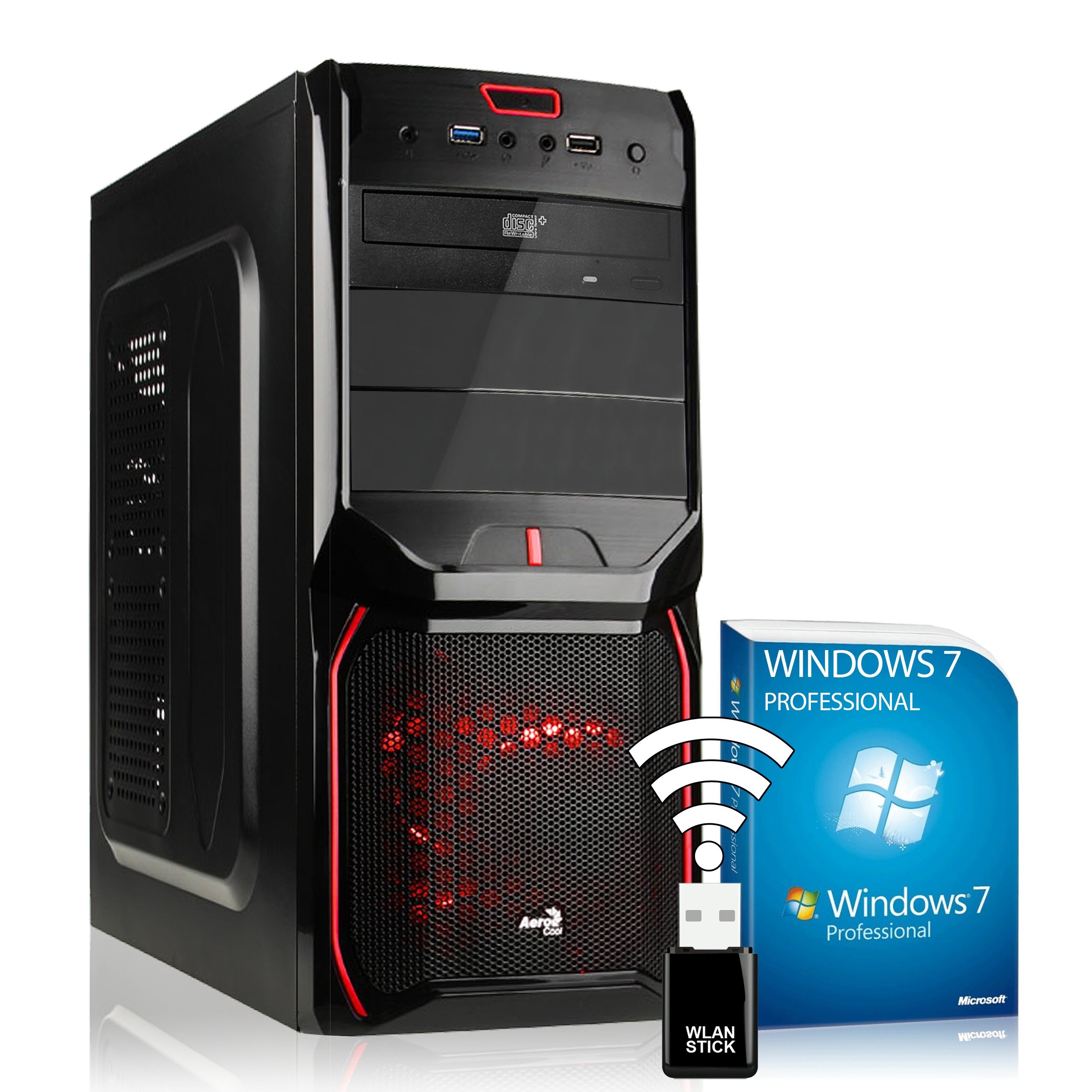 ゲーミングPC i5-6600, RX 470, 16Gb DDR4, 512 GB SSD